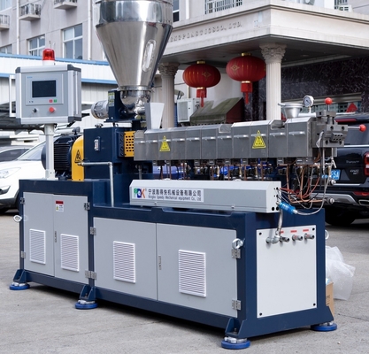 パーソナライズされた要求のためのダブルツインスクロールプラスチックエクストラッダーマスターバッチ粒機